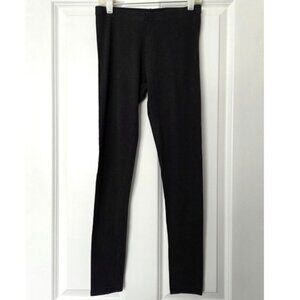 H&M Stretchy Charcoal Pull On Mid Rise Leggings